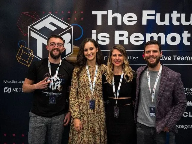 Skerdi Sino with speakers at The Future is Remote